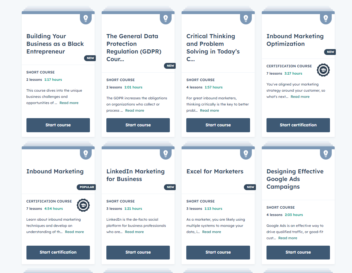 Hubspot Academy
