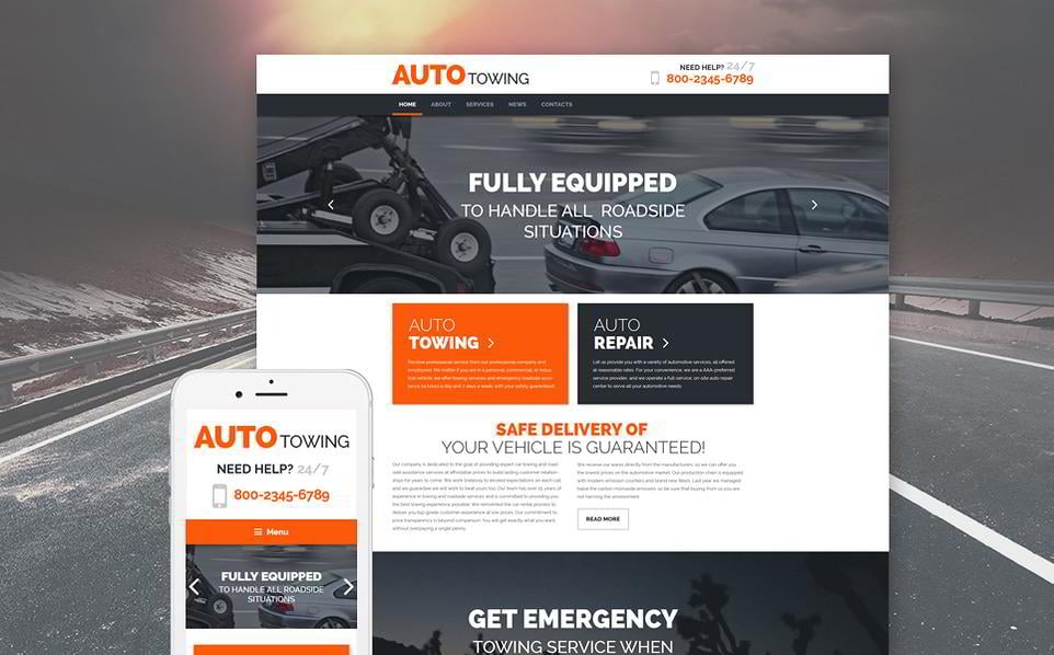 AutoTowing WordPress Theme