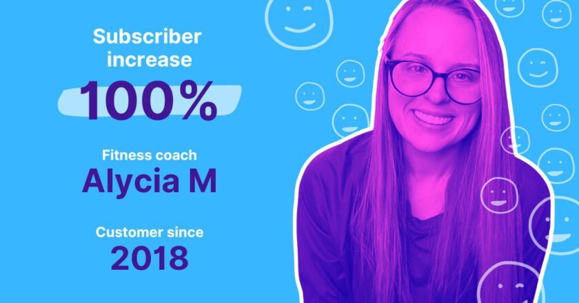Fitness coach increased subscribers 100%