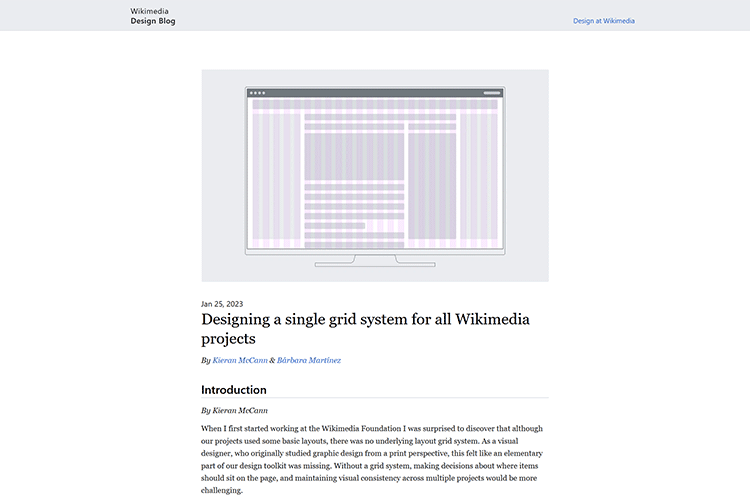 Designing a single grid system for all Wikimedia projects