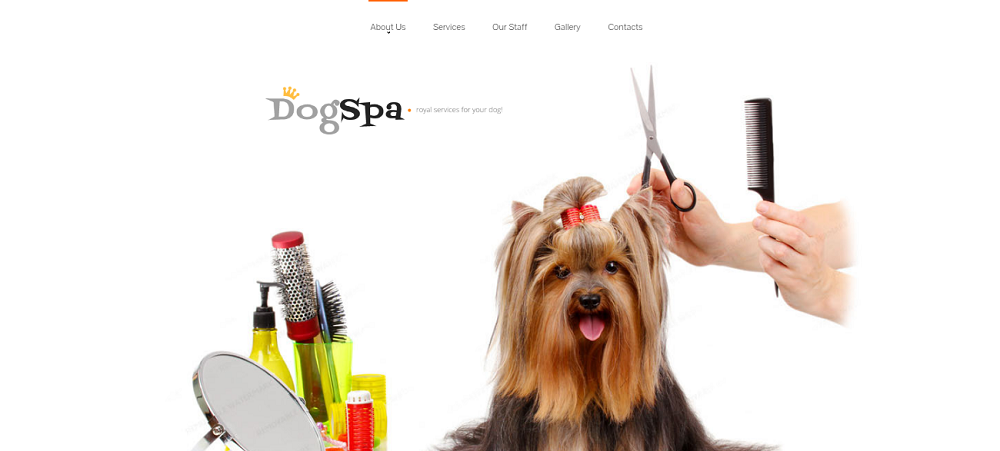 Dog Responsive Website Template