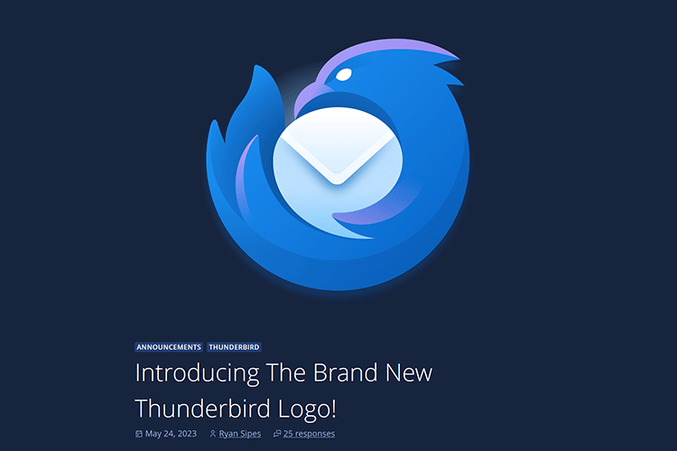 Introducing The Brand New Thunderbird Logo!