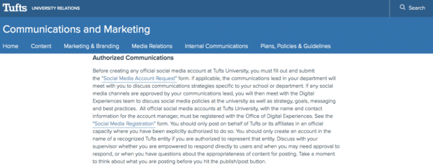 Tufts University Relations Communications and Marketing