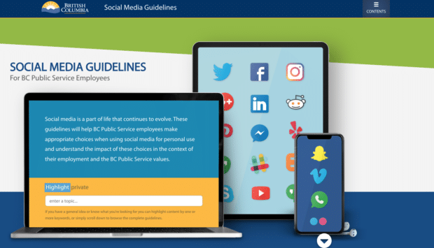 British Columbia Social Media Guidelines