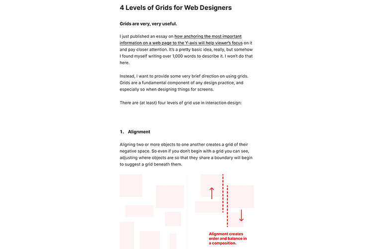 4 Levels of Grids for Web Designers