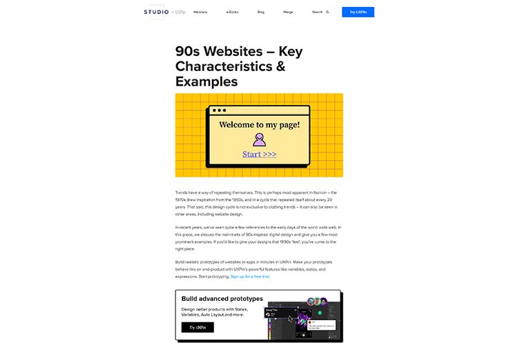 90s Websites &ndash; Key Characteristics & Examples