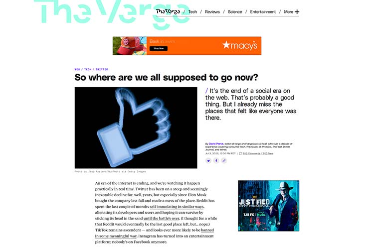 So where are we all supposed to go now?