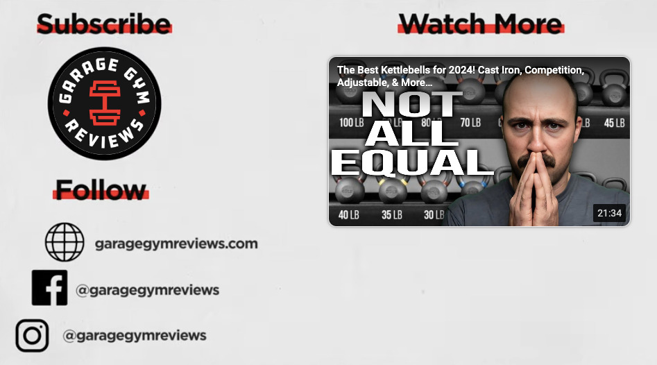 Video end card for Garage Gym Reviews