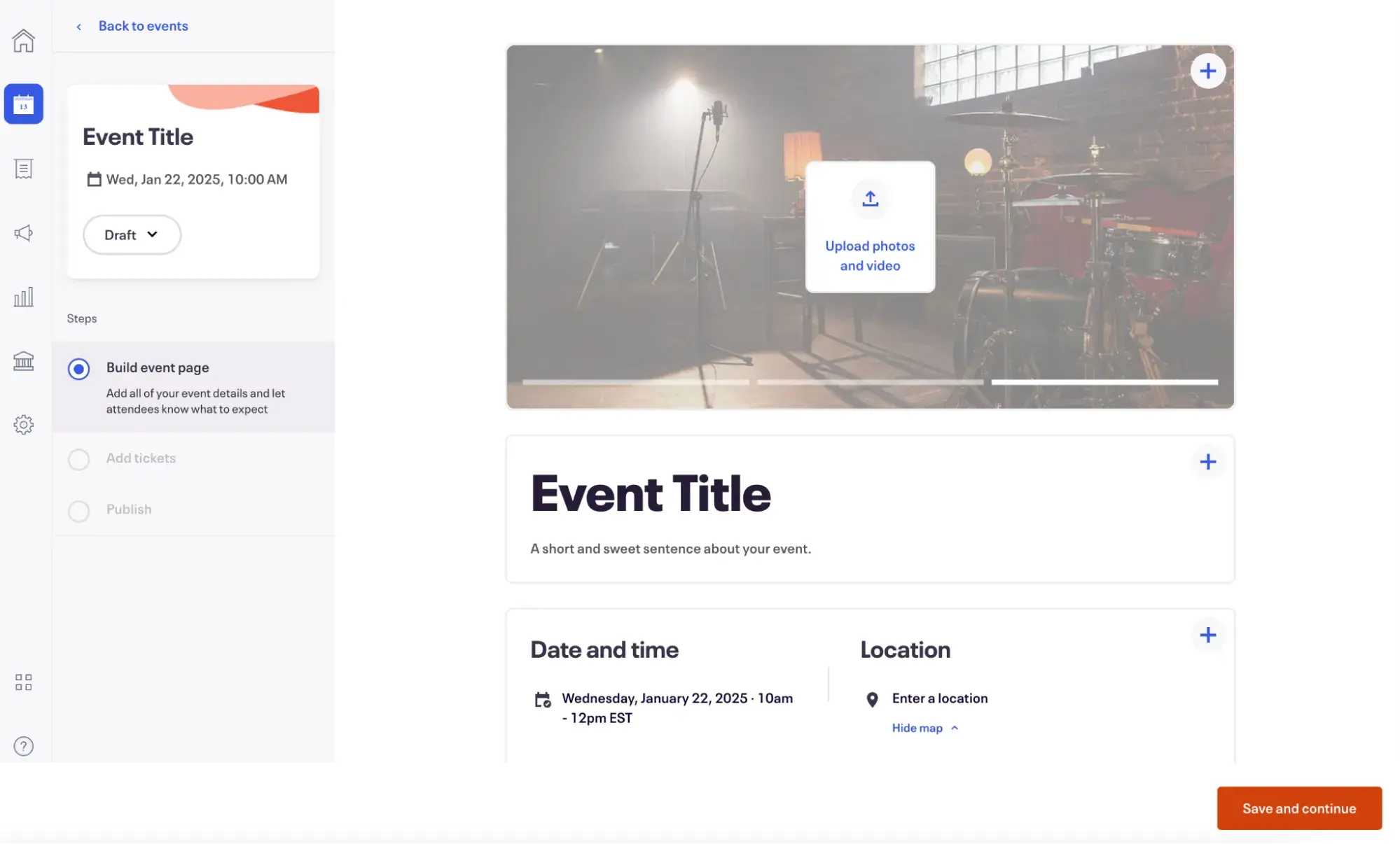 a screenshot of eventbrite&rsquo;s email marketing for event planning user interface