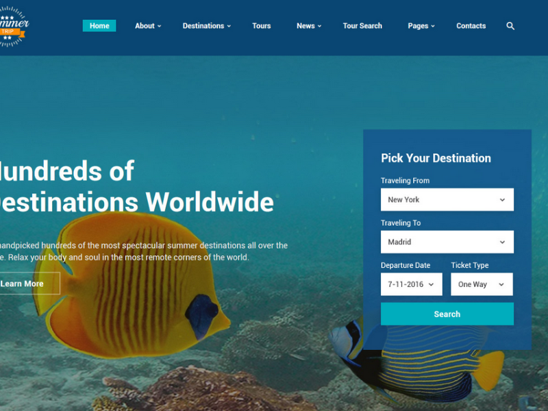 Travelling Website