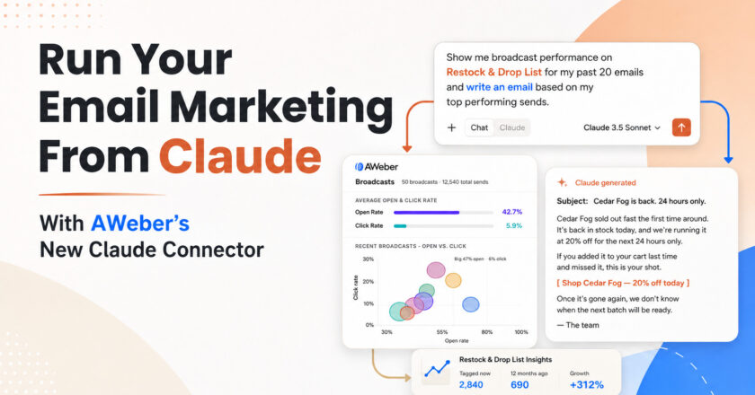 Run Your Email Marketing From Claude With AWeber’s New Claude Connector